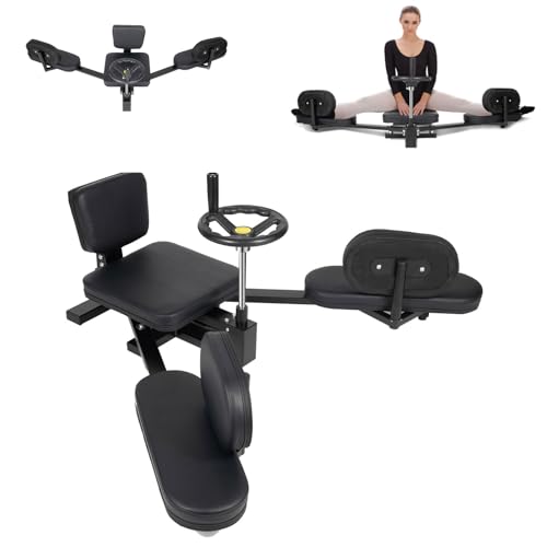 ACROSSPART Beinspreizer, Spagattrainer mit Verstellbarer Lehne und Polstern, Bein-Streckmaschine 200° Streckwinkel, Ungefaltete Länge 1.6m, Mechanischer Spagattrainer, Metall Beintrainer Spagatgerät ACROSSPART Beinspreizer, Spagattrainer mit Verstellbarer Lehne und Polstern, Bein-Streckmaschine 200° Streckwinkel, Ungefaltete Länge 1.6m, Mechanischer Spagattrainer, Metall Beintrainer Spagatgerät von ACROSSPART