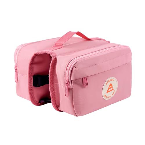 ACRUNU 2,9L Fahrrad Rahmentasche Fahrradtasche Rahmen Aufbewahrungstasche Oberrohrtasche 4 Farbe Rennrad,MTB Für Frauen (Pink) von ACRUNU