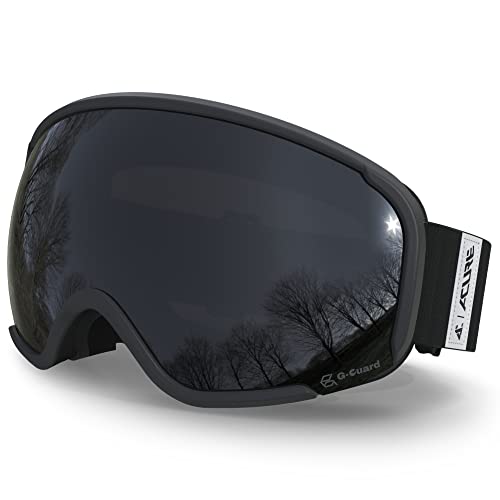 ACURE Skibrille Herren Damen Erwachsene,Snowboard Brille Skibrillen Verspiegelt für Brillenträger, Ski Goggles Schneebrille mit Anti Beschlag UV-Schutz für Jungen und Mädchen von ACURE