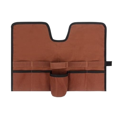 AD-BCrbgen Tragbare Tasche for Kochmesser im Freien, Werkzeugset for die Autowartung, Werkzeugtasche for Elektriker im Haushalt, Picknicktasche(Size:Brown) von AD-BCrbgen