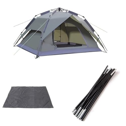 Campingzelte, 6-Personen-Zelte for Camping, Familienzelte, große Zelte, Pop-Up-Zelte, Outdoor-Zelte, einfache Pop-Up-Zelte(Color:3 Way Olive) von AD-BCrbgen
