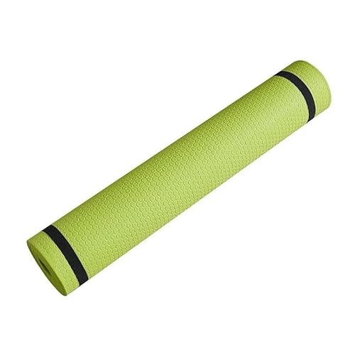 Faltbare tragbare Gymnastikmatte, Fitness-Schaumstoffmatte, dicke rutschfeste Gymnastikmatte, Schaumstoff-Trainingsmatte (Color : 5mm-green) von AD-BCrbgen