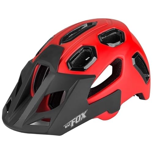 Helm for Erwachsene, leicht, atmungsaktiv, for Herren, Fahrradhelm, Mountainbike- und Rennradhelme for Männer und Frauen(Black red C 588,M) von AD-BCrbgen