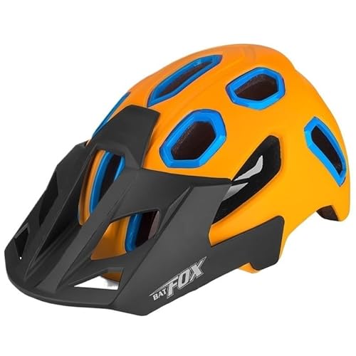 Helm for Erwachsene, leicht, atmungsaktiv, for Herren, Fahrradhelm, Mountainbike- und Rennradhelme for Männer und Frauen(Orange blue C 588,M) von AD-BCrbgen