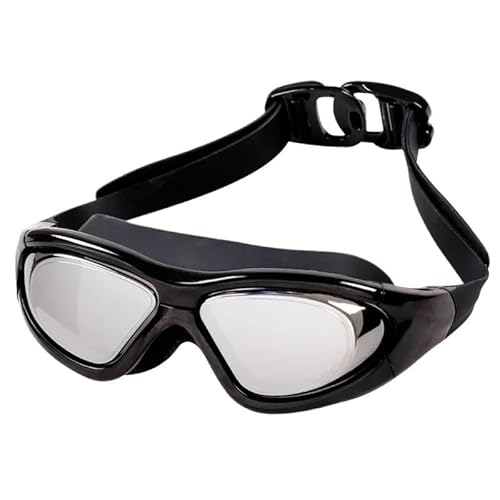 Komfortable Antibeschlag-Schwimmbrille, wasserdicht, UV-Schutz, Schwimmbrille for Damen und Herren, weiche Silikondichtungen for mehr Komfort, perfekt for Bahnenschwimmen, Triathlon-Training und Wasse von AD-BCrbgen