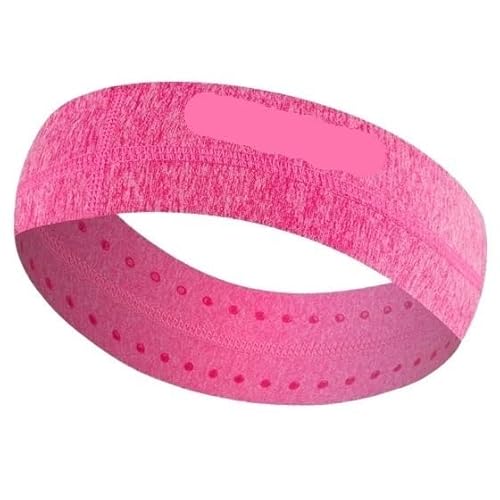 Sport-Stirnband for Damen, Lauf-Stirnband for Herren, geeignet for Laufen, Radfahren, elastisches Schweiß-Haarband (Color : 187 Pink) von AD-BCrbgen