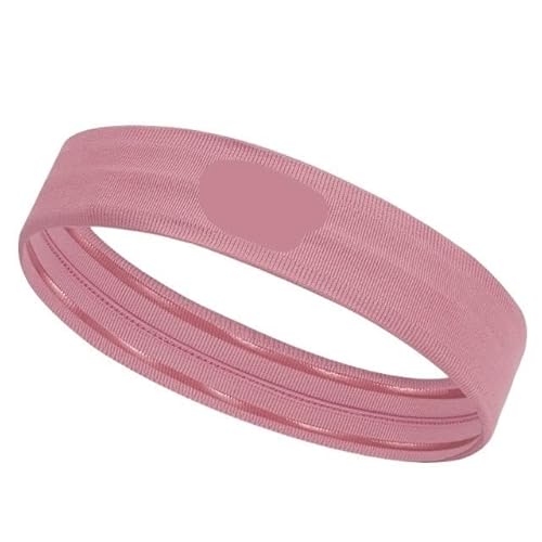 Sport-Stirnband for Damen, Lauf-Stirnband for Herren, geeignet for Laufen, Radfahren, elastisches Schweiß-Haarband (Color : 315 New Pink) von AD-BCrbgen