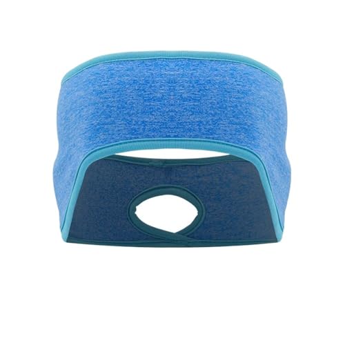 Sport-Stirnband for Damen, Lauf-Stirnband for Herren, geeignet for Laufen, Radfahren, elastisches Schweiß-Haarband (Color : A Sky Blue) von AD-BCrbgen