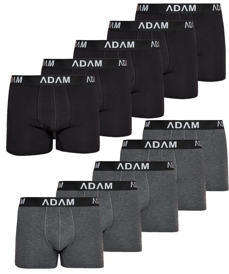 ADAM JEANS Boxershorts Boxer-1 (10-St., 2er Set, 6er Set, 8er Set, 10er Set, 12er Set) Boxershorts Herren Boxer Shorts Männer Unterhosen Trunks Underwear von ADAM JEANS