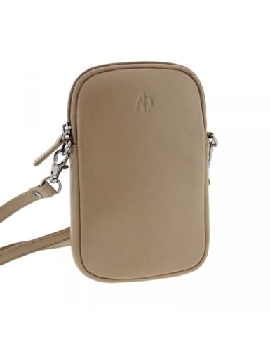 ADAPELL Handytasche, 18 x 11 x 2 cm, mit ausziehbarem Griff, Taupe, Taupe, Talla única, Casual von ADAPELL