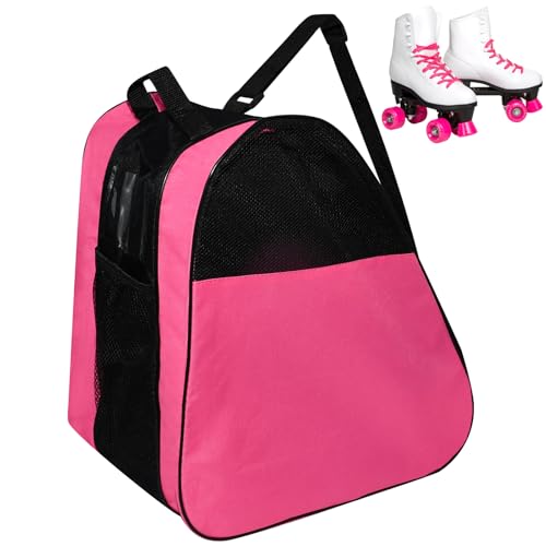 ADERTOS Inliner Tasche Rollschuhetascher Rosa Skatertasche Skischuhtasche mit verstellbarem Schultergurt Ice Skate Eishockey Bag Damen Schlittschuhtasche für Mädchen Eishockeyschlittschuhe ADERTOS Inliner Tasche Rollschuhetascher Rosa Skatertasche Skischuhtasche mit verstellbarem Schultergurt Ice Skate Eishockey Bag Damen Schlittschuhtasche für Mädchen Eishockeyschlittschuhe von ADERTOS