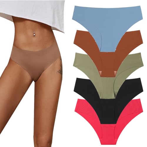 Aura Invisible Thong,Aura Invisible Camel Toe Thong,Aura Underwear,Aura Underwear No Camel Toe,Womens Thong Underwear (M,A) von ADFUGE