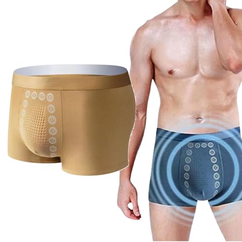 Proplshove Underwear, Proplshove Underwear Magnetic Men,Lisaonly Men's Energetic Massage Magnetic Underwear (2XL,Yellow) von ADFUGE