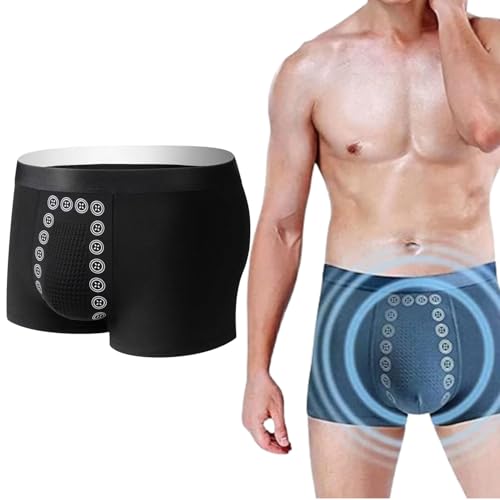 Proplshove Underwear, Proplshove Underwear Magnetic Men,Lisaonly Men's Energetic Massage Magnetic Underwear (4XL,Black) von ADFUGE