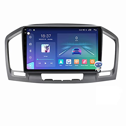 ADMLZQQ Double Din 9'' Android 12 Car Radio Stereo Carplay Android Auto QLED/2K Touchscreen Head Unit 5G WiFi AM/FM Receiver Bluetooth 5.1 GPS Navigation for Opel Insignia 2008-2013,H7 von ADMLZQQ