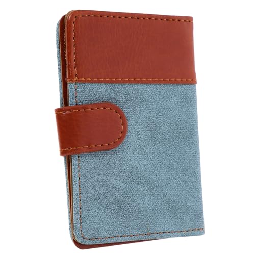 ADOCARN Schlüssel Geldbörse für Kartenhalter Kreditkartenetui Einzel Kette Geldbörse Fall kreditkartenhalter Credit Card Holder klebrige Brieftasche Handy-Geldbörse aus Leder Stoff Blue von ADOCARN