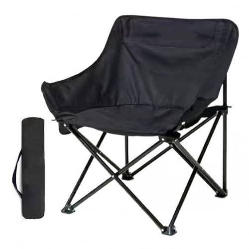 AEETYL Faltbarer Moon Chair für den Außenbereich, tragbarer ultraleichter Angel-Campingstuhl, bequeme, verdickte Picknickstuhlausrüstung,Style3,Size von AEETYL