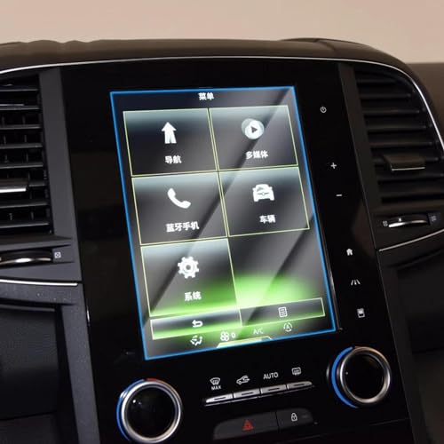 AENQNVK Auto-GPS-Navigationsfolie LCD-Bildschirm Schutzfolie aus gehärtetem Glas, passend für Renault Koleos Megane 2017–2023 Zubehör von AENQNVK