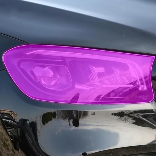 AENQNVK Transparente/geräucherte Schwarze TPU-Schutzfolie für die Außenscheinwerfer des Autos, passend für Benz GLS X167 2021-2024 Zubehör von AENQNVK