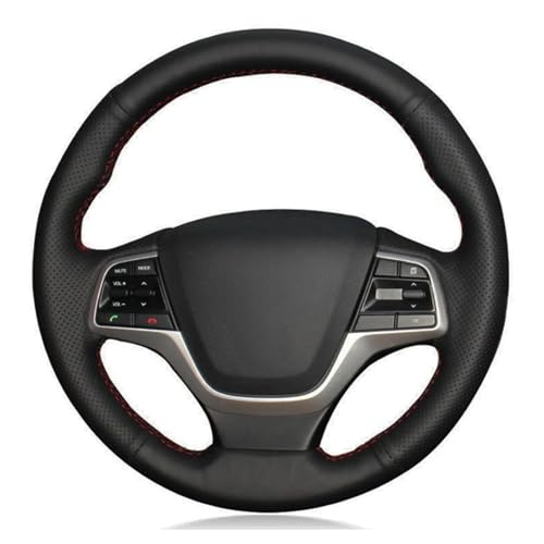 AEPYITCE Lenkradbezug fürs Auto Auto-Lenkradabdeckung, Für Hyundai Elantra 4 2016–2019, Solaris 2017–2019 Accent von AEPYITCE