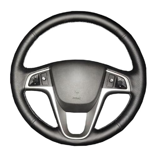 AEPYITCE Lenkradbezug fürs Auto Auto-Lenkradabdeckung, Für Hyundai Solaris Verna i20 2008–2012 Autozubehör von AEPYITCE