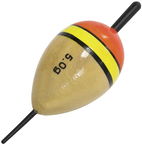 AERZETIX - C68859 - Schwimmer, Stöpsel zum Hechtangeln 5 g - aus Holz - länge 80 mm - Durchmesser 30 mm - süßwasser, Haken, angelrute, Fisch AERZETIX - C68859 - Schwimmer, Stöpsel zum Hechtangeln 5 g - aus Holz - länge 80 mm - Durchmesser 30 mm - süßwasser, Haken, angelrute, Fisch von AERZETIX
