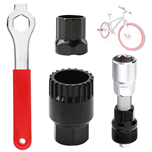 AFAIK Bicycle Crank Puller and Bottom Bracket Tool with Wrench Bicycle Crank Tool Set Bicycle Crank Removal Tool Crank Puller Tool Bicycle Crank Arm Remover Wrench Repair Tool Kit AFAIK Bicycle Crank Puller and Bottom Bracket Tool with Wrench Bicycle Crank Tool Set Bicycle Crank Removal Tool Crank Puller Tool Bicycle Crank Arm Remover Wrench Repair Tool Kit von AFAIK