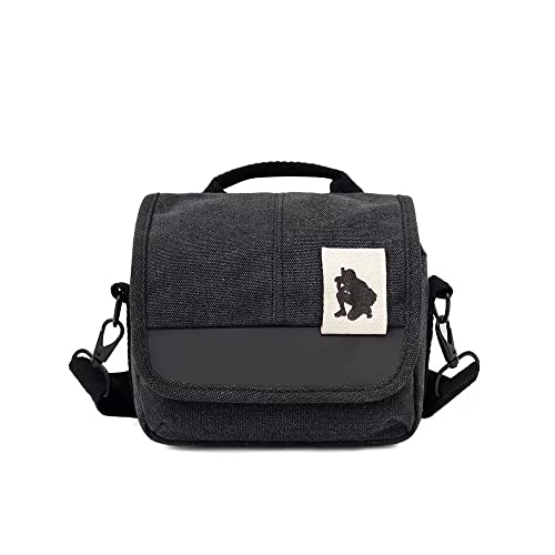 Kameratasche für Kodak PIXPRO AZ528 Digitalkamera, aus Canvas, mit Gürtelschlaufe, Schwarz, Schwarz , Kameratasche Kameratasche für Kodak PIXPRO AZ528 Digitalkamera, aus Canvas, mit Gürtelschlaufe, Schwarz, Schwarz , Kameratasche von AFGRAPHIC