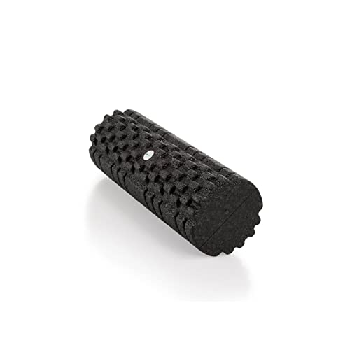 AFH Webshop Faszienrolle mit praktischer Transporttasche | Foam Roller zur Selbstmassage | Sport Massagerolle | Hochdichte PP Schaumstoffrolle | B-LINE Deluxe (schwarz) von AFH Webshop