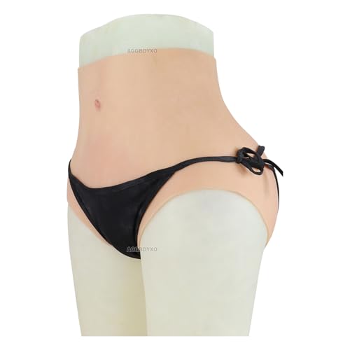 AGGBDYXO Silikon Höschen Butt Lift Shaper Enhancer, Fake Vagina Control Triangle Shorts Hiding Gaff Unterwäsche für Crossdresser,Color 2,Upgrade von AGGBDYXO