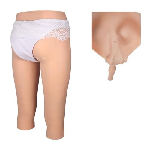 AGGBDYXO Silikonhosen Cross-Dressing Gesäß HIPS Lifter Enhancer, Kleidung Männlich zu Weiblich Verstecken Gaffer Shorts für Transgender,Color 2,Pluggable von AGGBDYXO