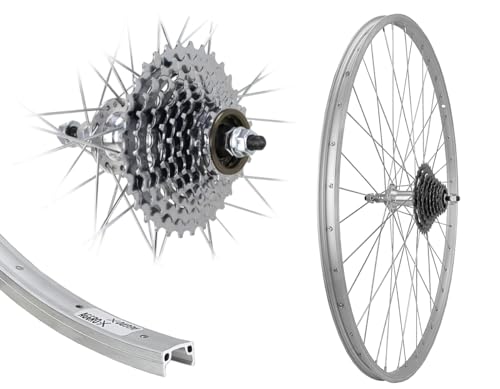 AGGRO-X 28 Zoll Alu Hinterrad 19-622 Silber Laufrad Felge Felgenbremse inkl. 9 Fach Zahnkranz 27 Gang AGGRO-X 28 Zoll Alu Hinterrad 19-622 Silber Laufrad Felge Felgenbremse inkl. 9 Fach Zahnkranz 27 Gang von AGGRO-X