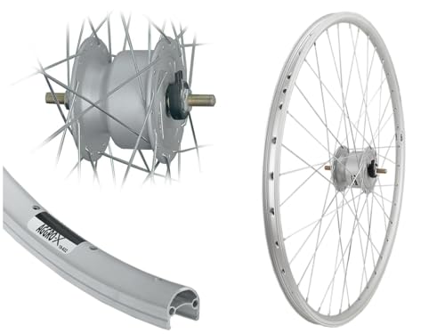 AGGRO-X 28 Zoll Aluminium V-Profil Hohlkammer Vorderrad Nabendynamo 19-622 Felgenbremse 6V 3 Watt von AGGRO-X