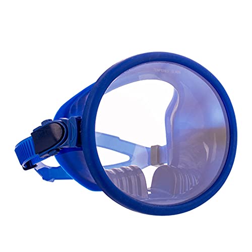 Panorama-Weitsicht Taucherbrille für Wassertauchen, Schnorcheln, gehärtetes Glas, Einzellinse, Taucherbrille von AGONEIR