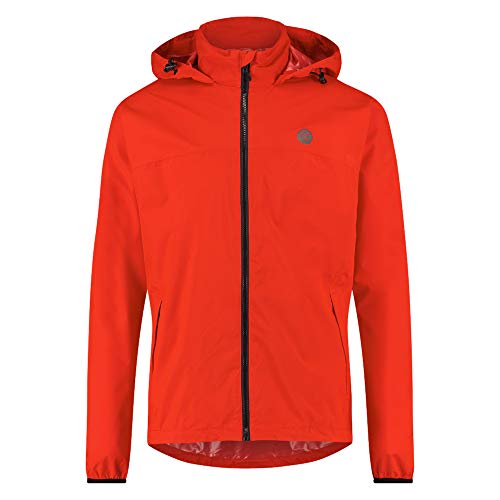 AGU GO Regenjacke Essential Unisex - Rot - XL von AGU