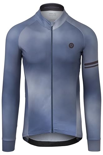 AGU Gradient Radtrikot Langarm Performance Herren - Steel Blue - L von AGU