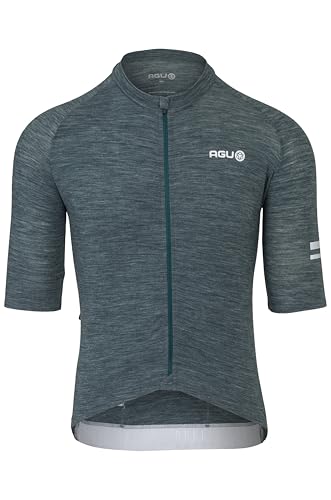 AGU Merino Radtrikot Performance Herren - Deep Sea Green - XL von AGU