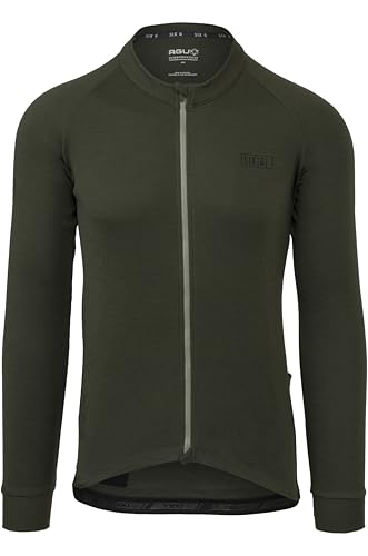 AGU Merino Trikot Langarm SIX6 Herren Grass Roots Green XXXL von AGU