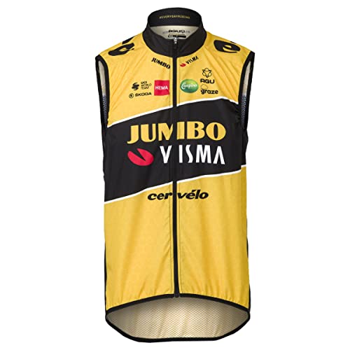 AGU Unisex-Adult Gilet Jumbo VISMA Antivento in Replica 2022, Giallo, S von AGU