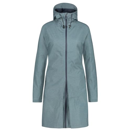 AGU SeQ Regenjacke Damen Urban Outdoor, Regenmantel Damen Wasserdicht mit Kapuze, Übergangsjacke Damen Atmungsaktiv - Blau - M von AGU