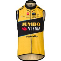 TEAM JUMBO-VISMA 2023 Windweste, für Herren, Größe XL, Rennrad Weste, von AGU