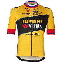 TEAM JUMBO-VISMA Primoz Roglic 2023 Kurzarmtrikot, für Herren, Größe 2XL, TEAM JUMBO-VISMA Primoz Roglic 2023 Kurzarmtrikot, für Herren, Größe 2XL, von AGU