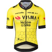 Visma Lease a Bike Race 2024 Kurzarmtrikot, für Herren, Größe 2XL, Radshirt, von AGU