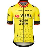 Visma Lease a Bike belgischer Meister Trikot, für Herren, Größe 2XL, Radshirt, von AGU