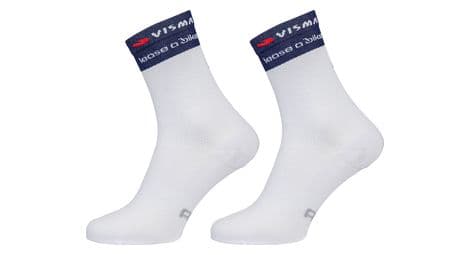 agu team visma lease a bike socken   tour de france 2024   blau weis von AGU