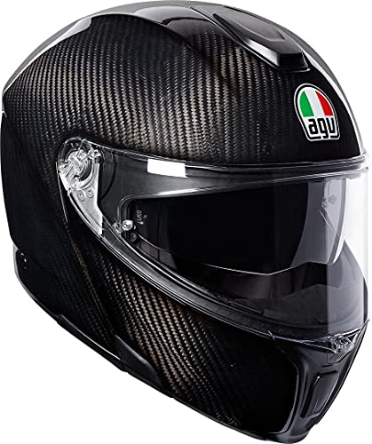 AGV Herren S Motorrad Helm, Carbon, S (55) von AGV