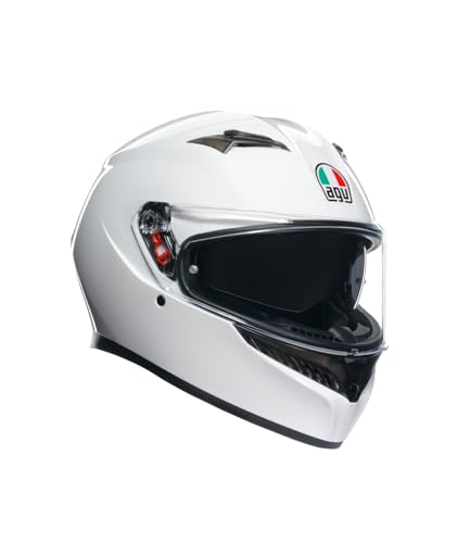 AGV K3 Solid Mono White Motorrad Helm Weiß Glanz, M AGV K3 Solid Mono White Motorrad Helm Weiß Glanz, M von AGV