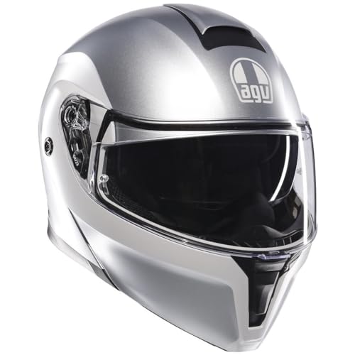 AGV Streetmodular Systemhelm Levico hellgrau silber von AGV