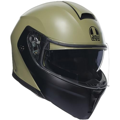 AGV Streetmodular Systemhelm Mono Pastello matt grün schwarz von AGV