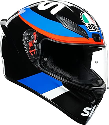 AGV Unisex-Adult K1 E2205 Replica Motorrad Helm, Mehrfarbig, XL AGV Unisex-Adult K1 E2205 Replica Motorrad Helm, Mehrfarbig, XL von AGV